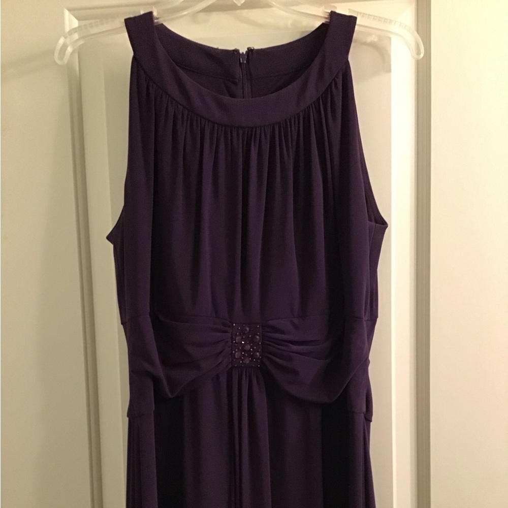 Jessica Howard midi dress, size 12, eggplant color